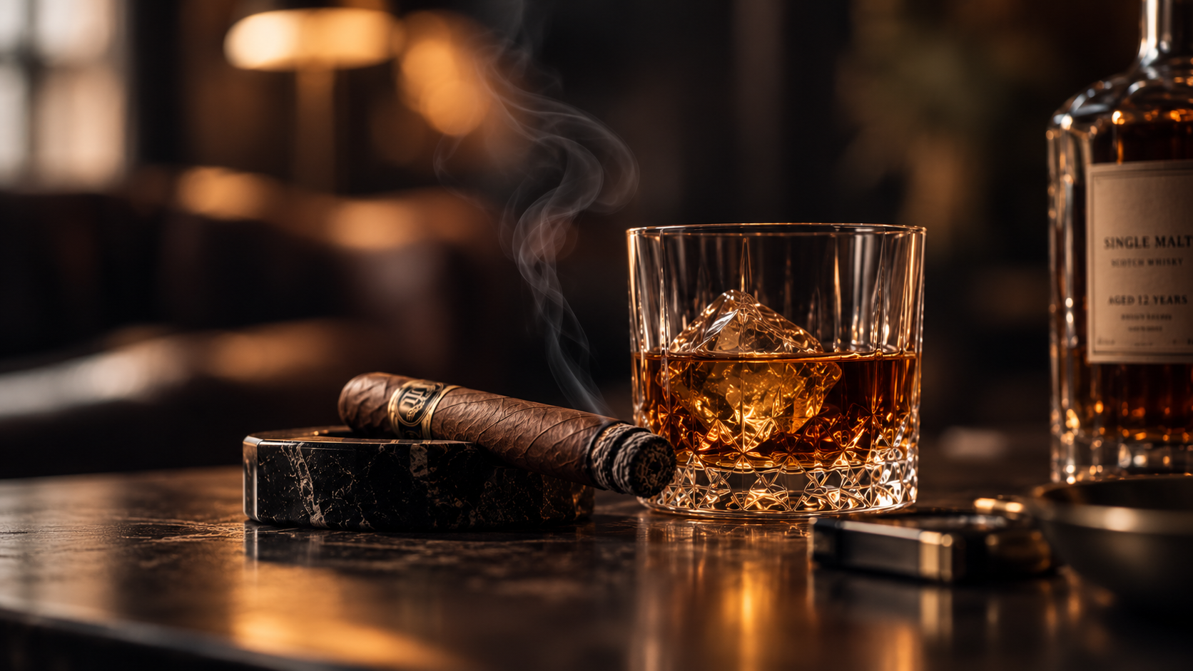 Whisky und Zigarre